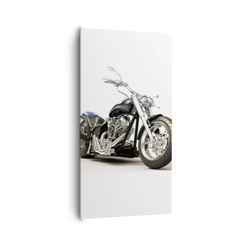 Lærredstryk - Billede på lærred - Styrke med karakter - 65x120 cm