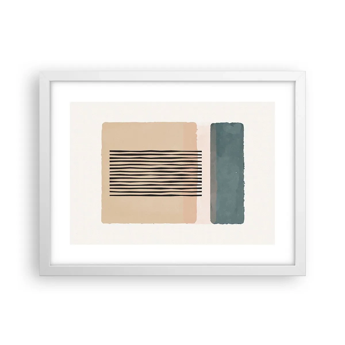 Plakat i hvid ramme - Alt er i god stand - 40x30 cm