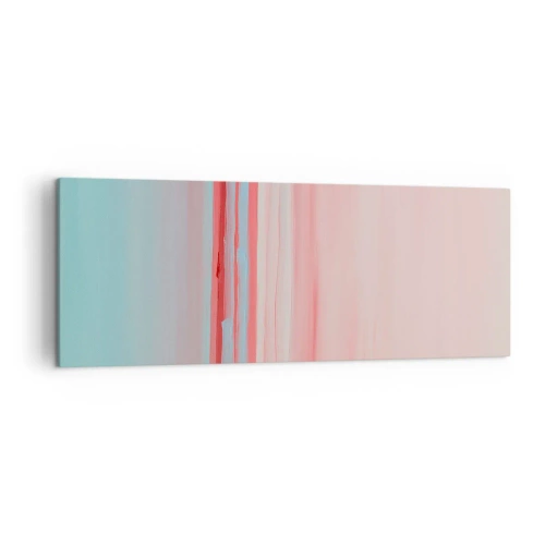 Lærredstryk - Billede på lærred - Abstraktion ved daggry - 140x50 cm