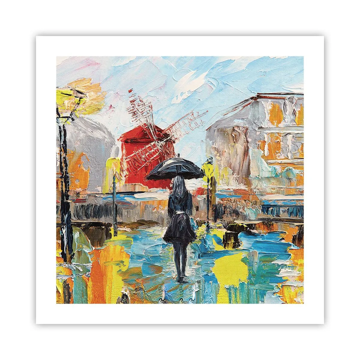 Plakat - Parisiske legender - 50x50 cm