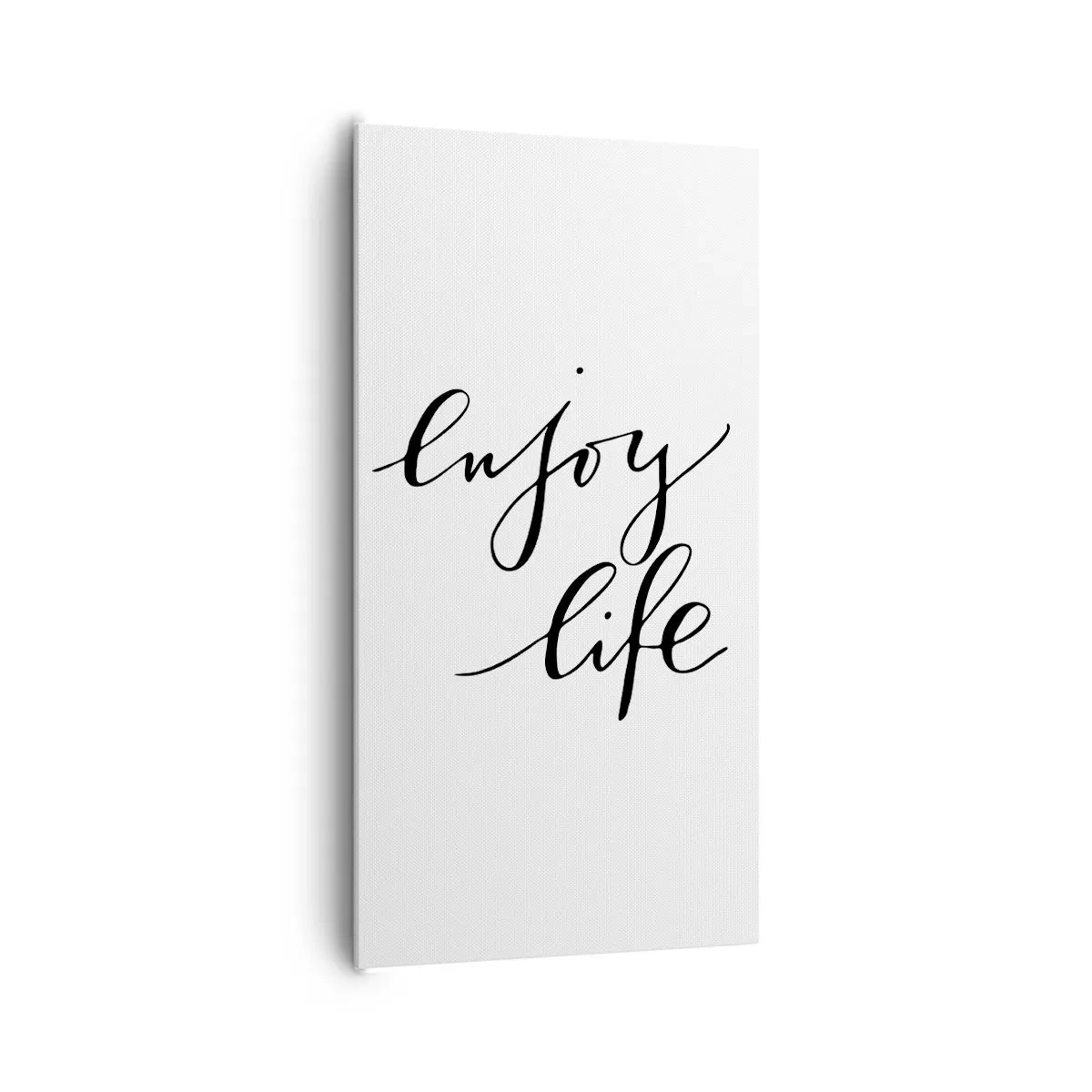 Lærredstryk - Billede på lærred - Intet at tilføje… - 65x120 cm