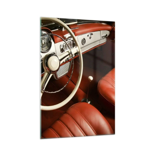 Billede på glas - Luksus i vintage stil - 70x100 cm