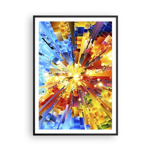 Plakat i sort ramme - In medias res - 70x100 cm