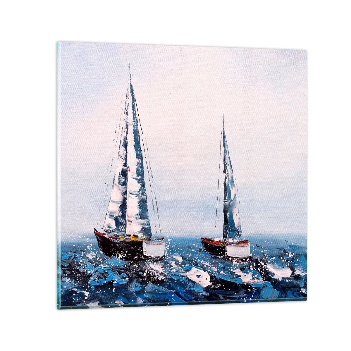 Billede på glas - Vindens broderskab - 30x30 cm