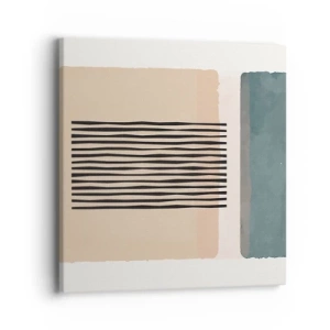 Lærredstryk - Billede på lærred - Alt er i god stand - 40x40 cm