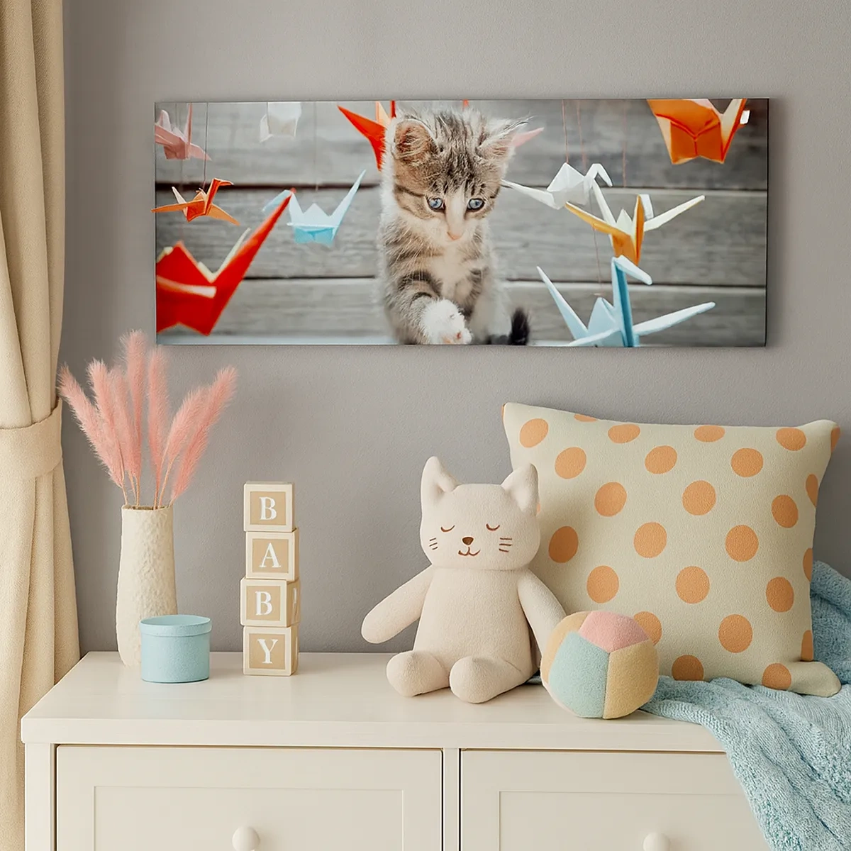 Lærredstryk - Billede på lærred - Første lektion - 30x30 cm