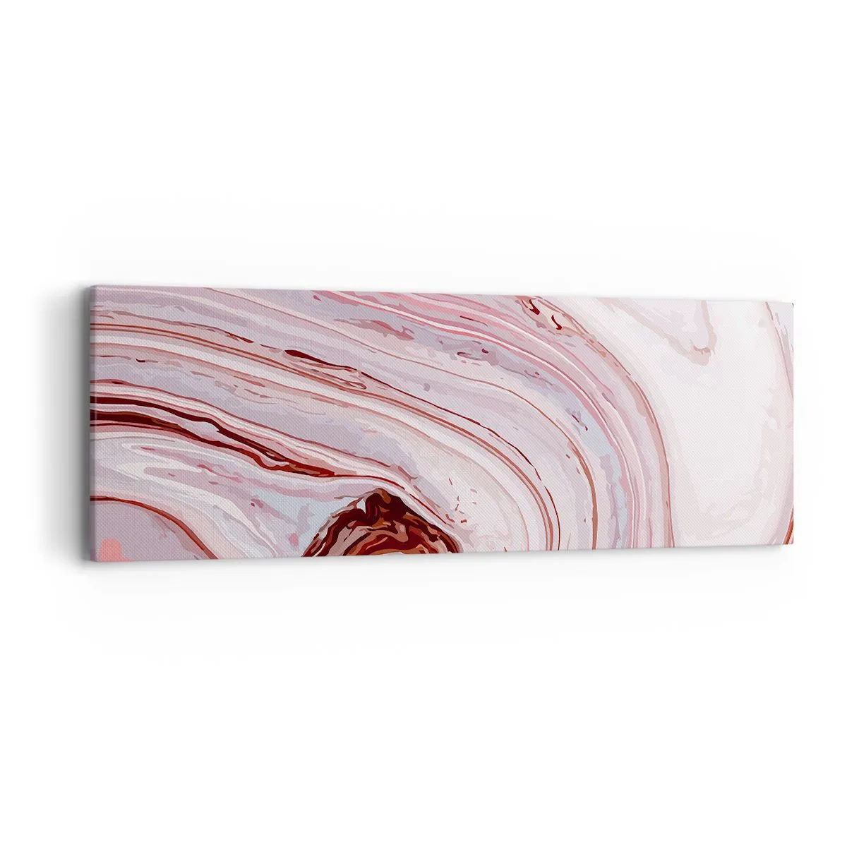 Lærredstryk - Billede på lærred - Lige frem og derefter til højre ned - 90x30 cm