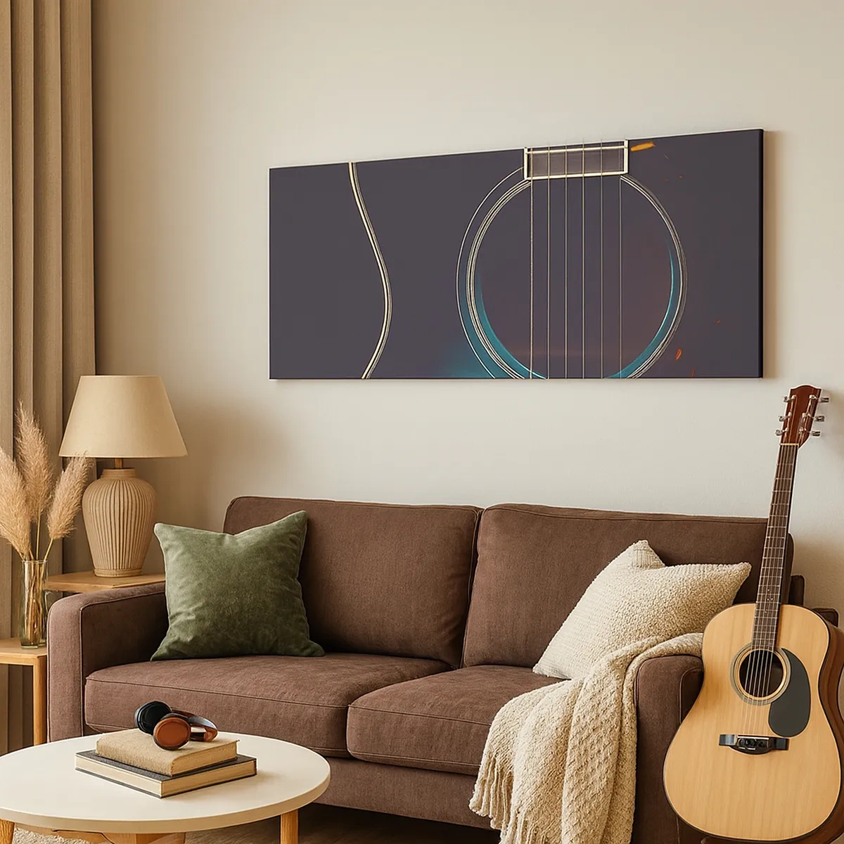 Lærredstryk - Billede på lærred - Et øjeblik før det lyder - 30x30 cm