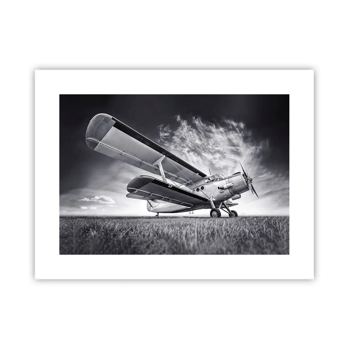 Plakat - Den bevingede vandringsmand - 40x30 cm