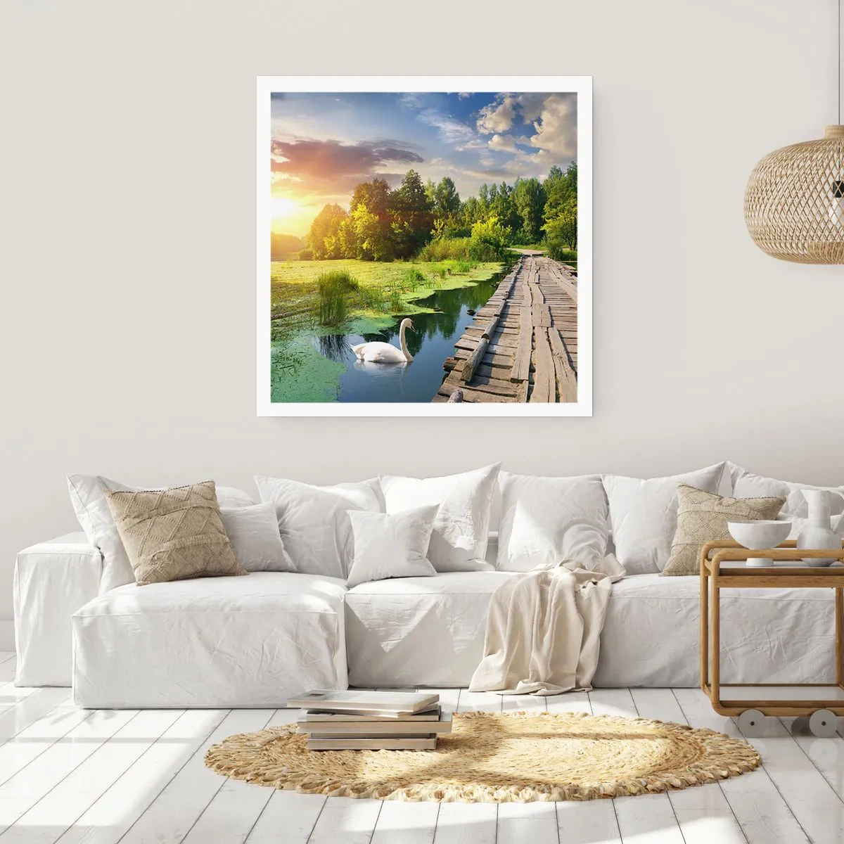 Plakat - Sommer, sommer overalt - 60x60 cm