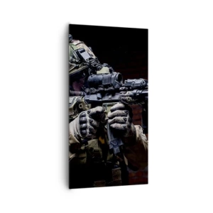 Lærredstryk - Billede på lærred - Dødeligt effektiv - 65x120 cm