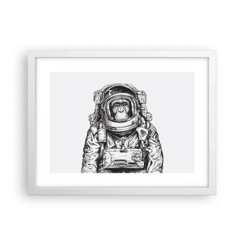 Plakat i hvid ramme - Alternativ evolution - 40x30 cm