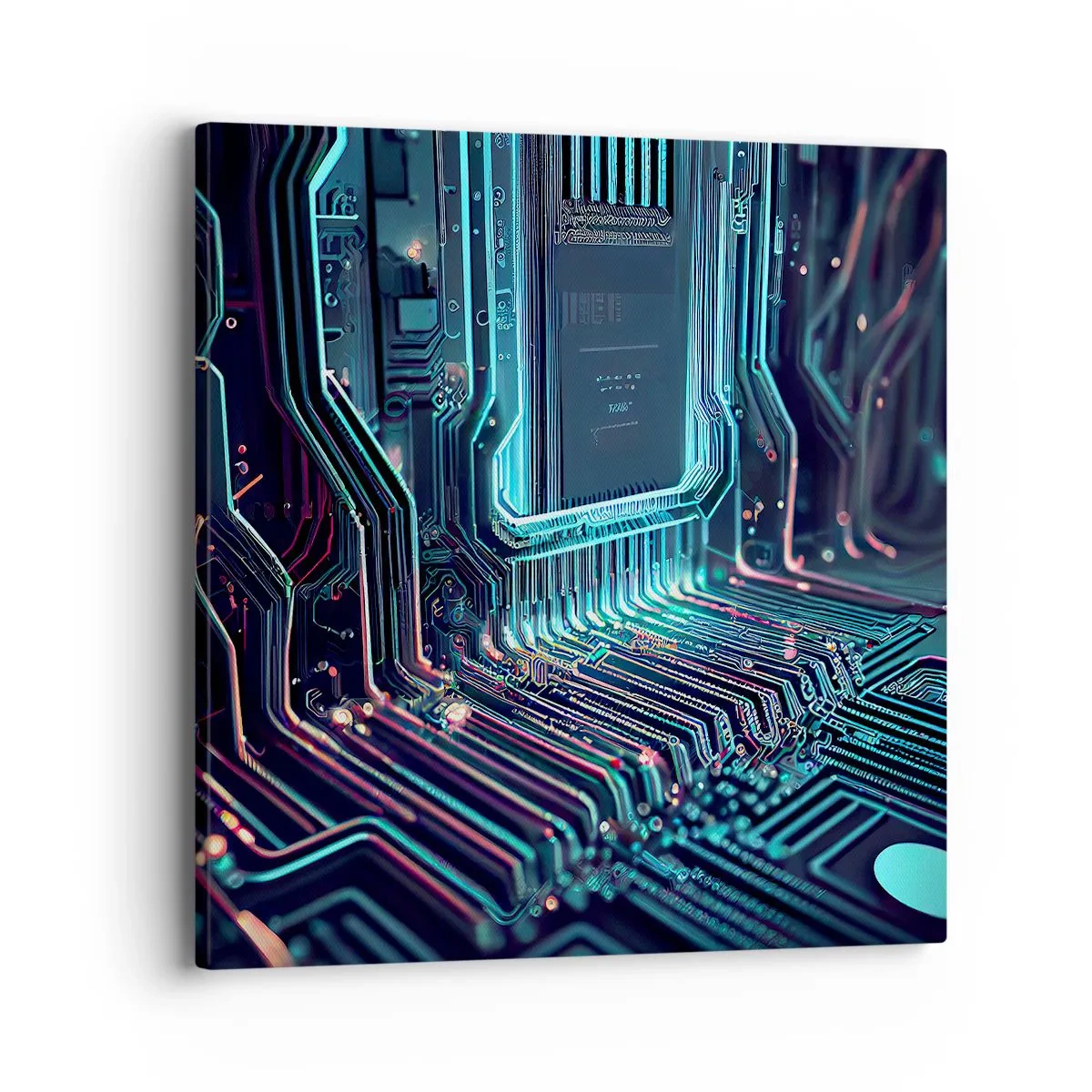 Lærredstryk - Billede på lærred - Jeg tror... - 40x40 cm