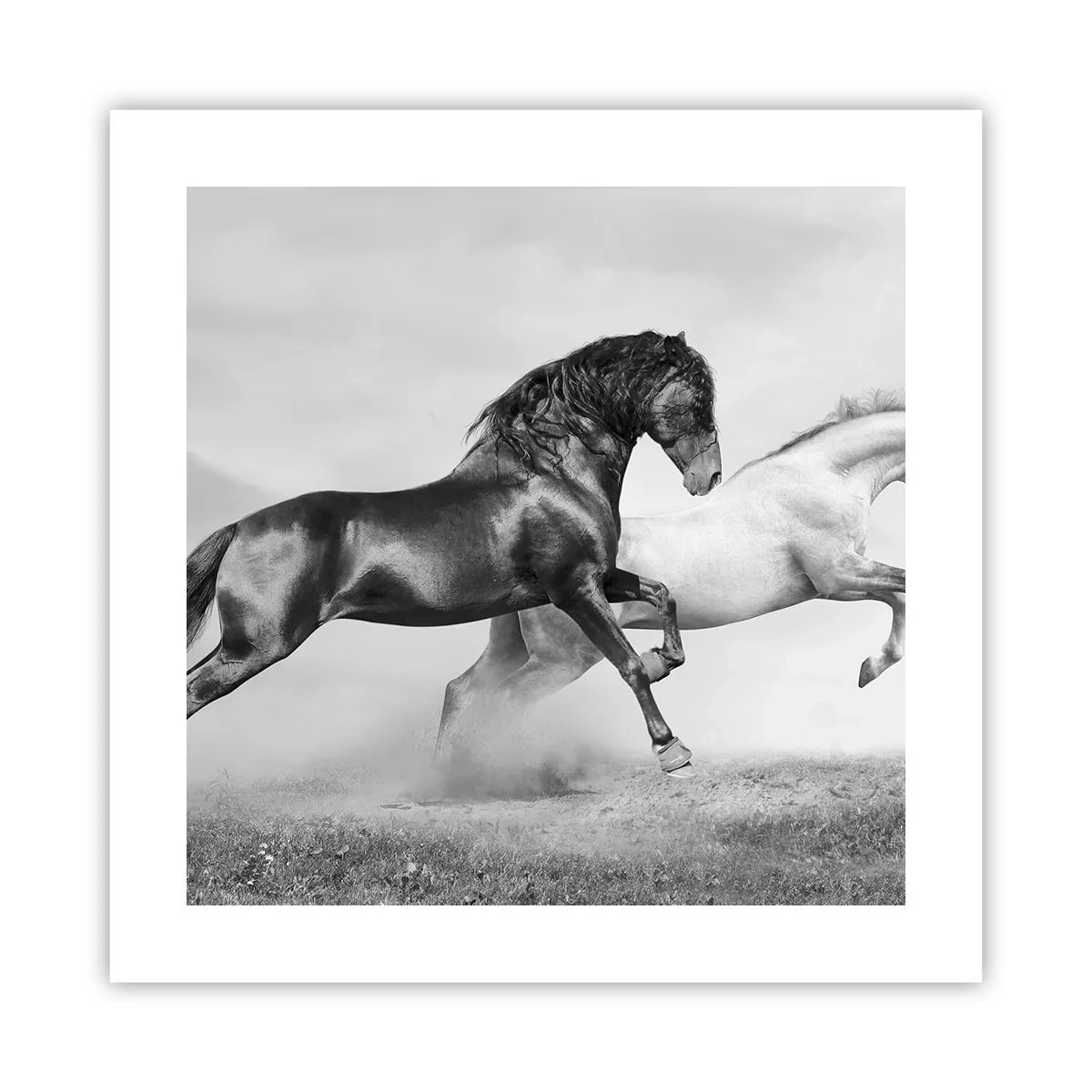 Plakat - Engle og dæmoner - 40x40 cm