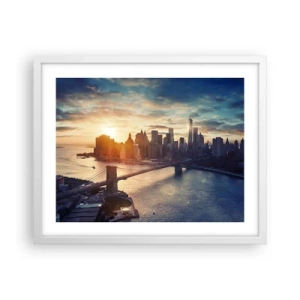 Plakat i hvid ramme - Et monument til vestlig kultur - 50x40 cm