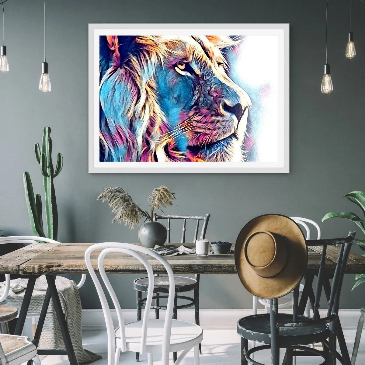 Plakat i hvid ramme - Naturens visdom - 40x30 cm