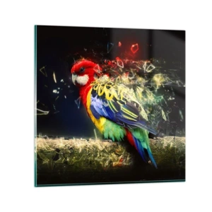 Billede på glas - Budbringeren af udstråling - 30x30 cm