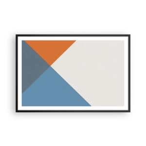 Plakat i sort ramme - Med hensyn til ... - 91x61 cm