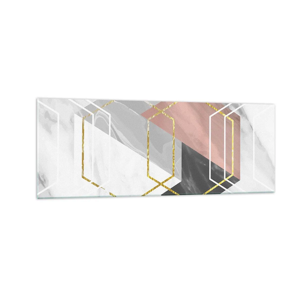 Billede på glas - Kædesammensætning - 140x50 cm