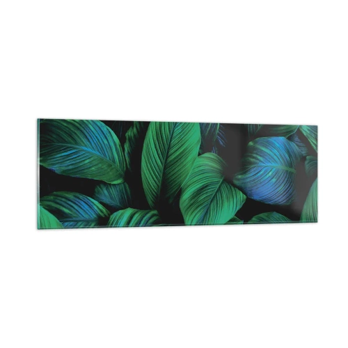 Billede på glas - I den grønne flok - 90x30 cm