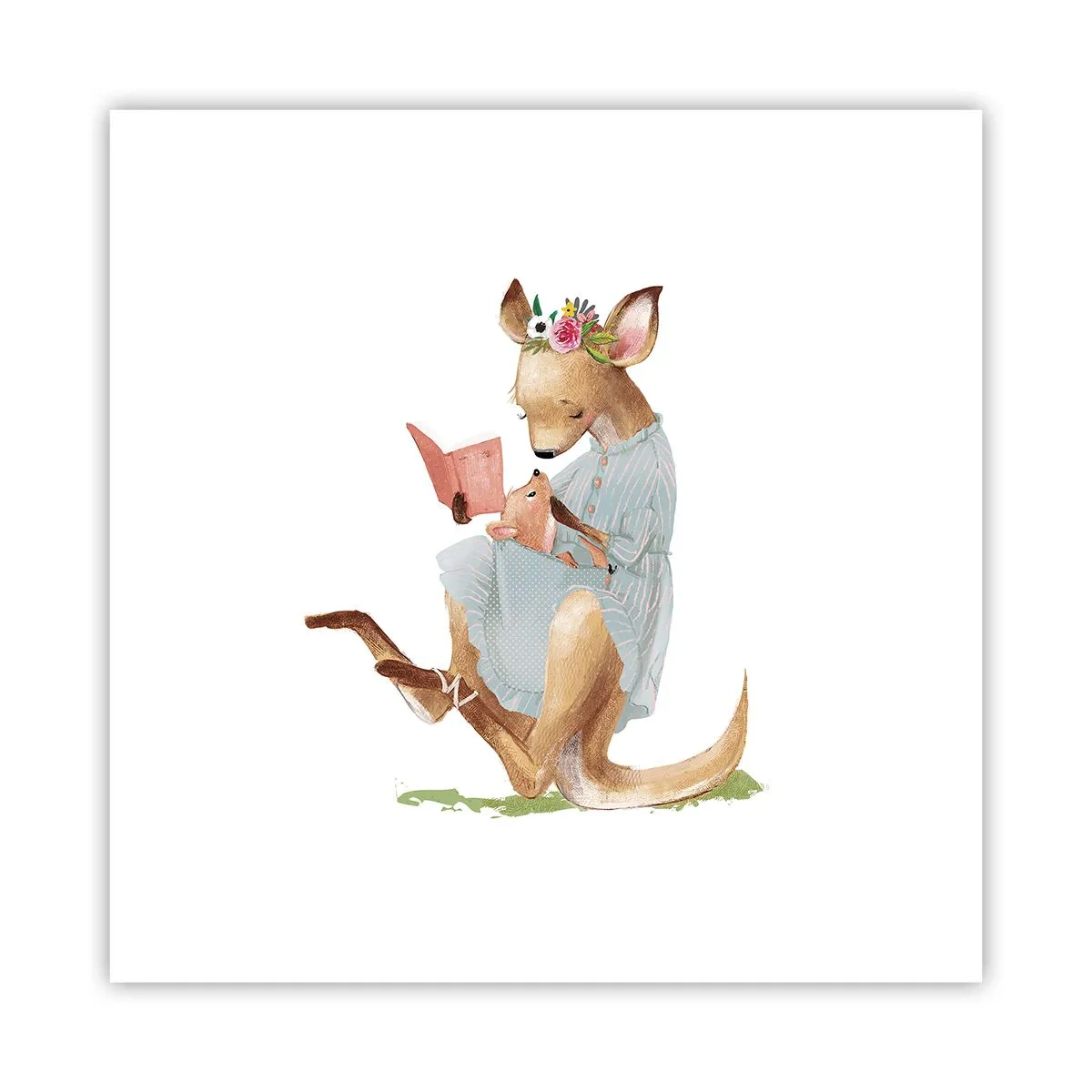 Plakat - Læs for mig, mor - 30x30 cm