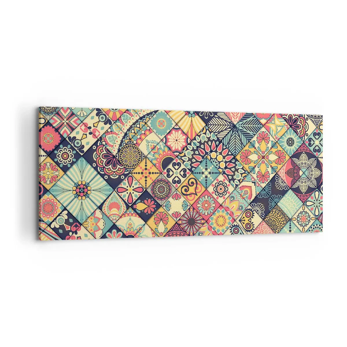 Lærredstryk - Billede på lærred - Marokkansk stemning - 100x40 cm