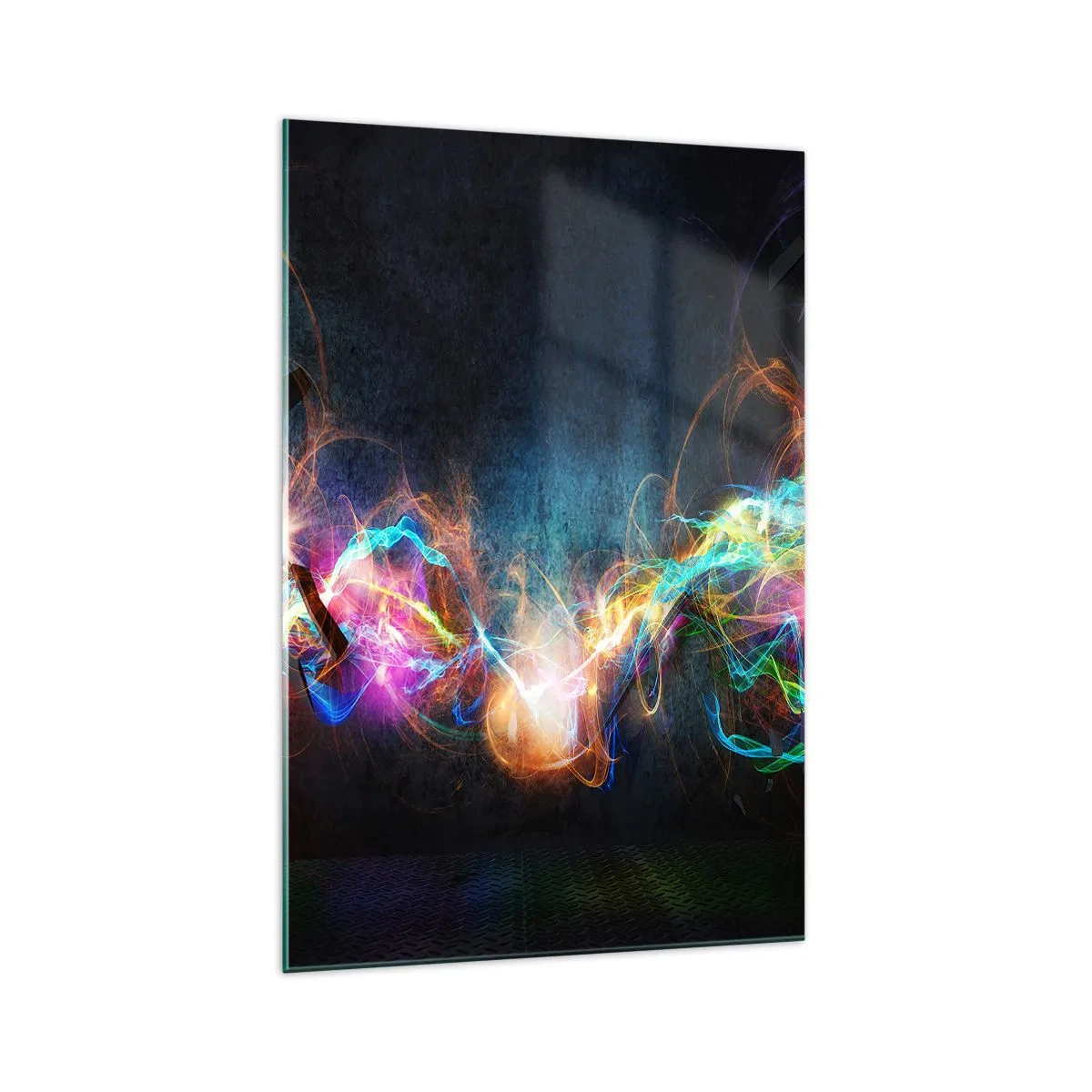 Billede på glas - Glædeligt imod mørket - 70x100 cm