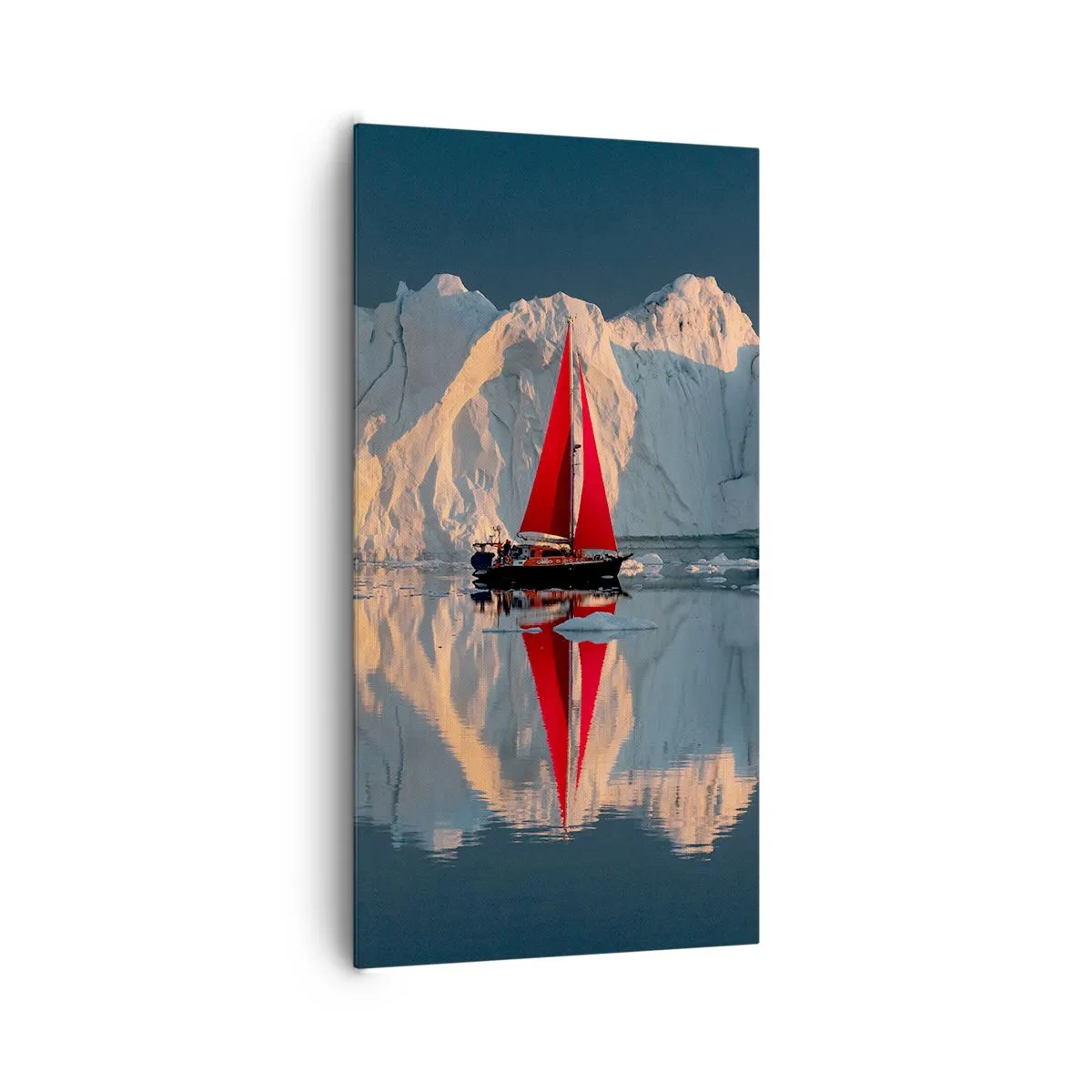 Lærredstryk - Billede på lærred - På kanten af verden - 65x120 cm