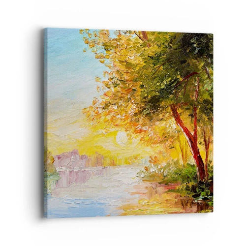 Lærredstryk - Billede på lærred - Et in Arcadia ego - 40x40 cm