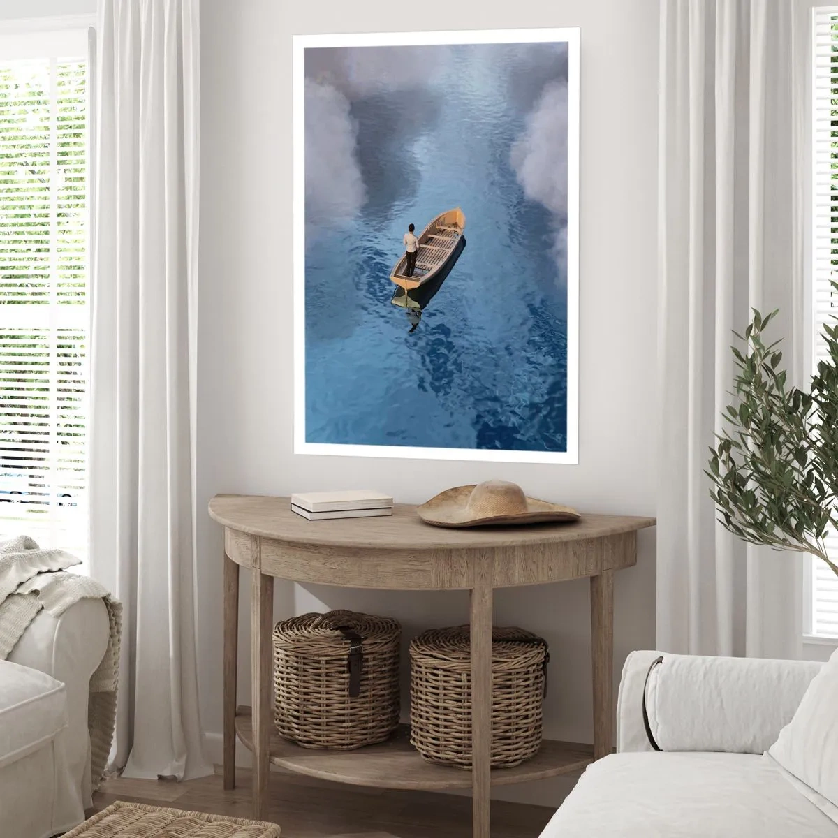 Plakat - Livet - rejsen - det ukendte - 40x50 cm