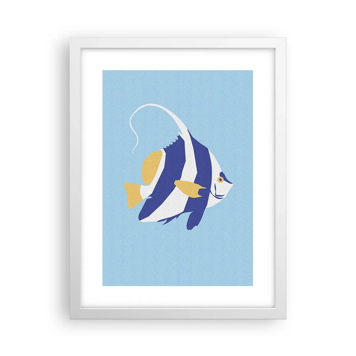 Plakat i hvid ramme - Savner tropisk vand - 30x40 cm