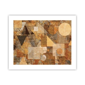 Plakat - Kubistisk bronzeundersøgelse - 50x40 cm