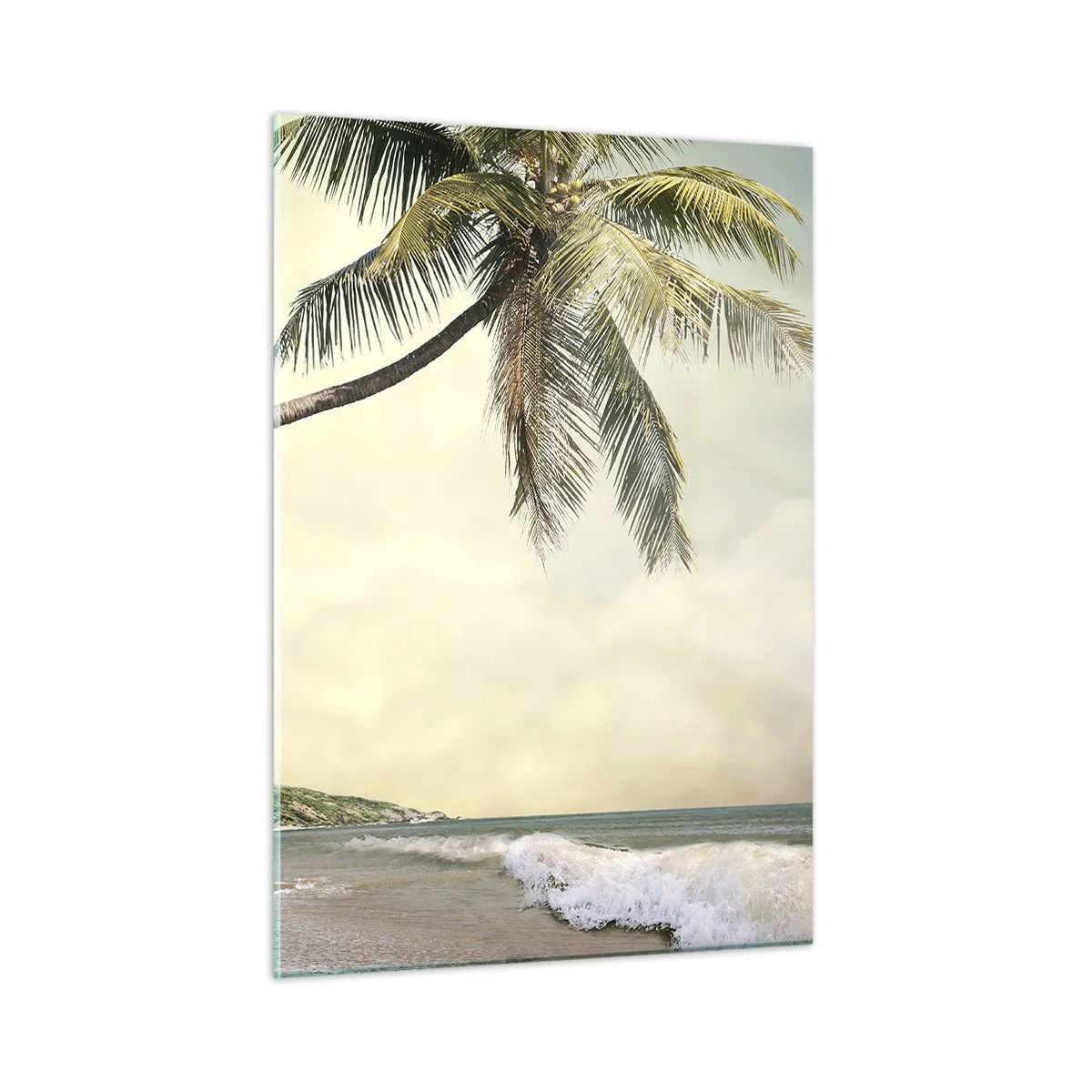 Billede på glas - En tropisk drøm - 50x70 cm