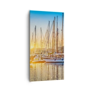 Lærredstryk - Billede på lærred - Vinden skal også sove - 65x120 cm