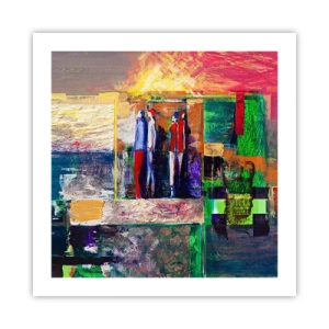 Plakat - Forhold og følelser - 50x50 cm