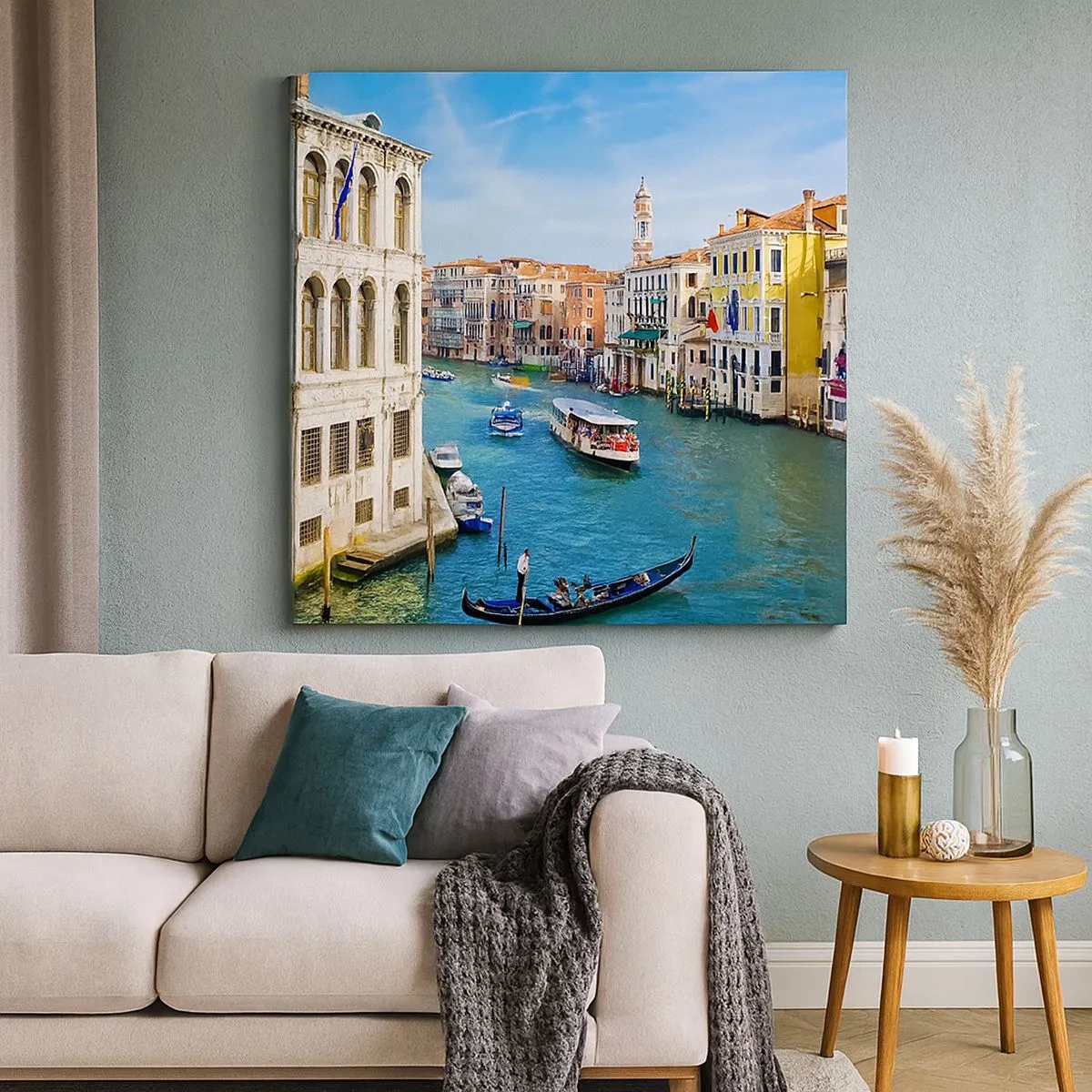 Lærredstryk - Billede på lærred - Den eneste trafik i verden - 30x30 cm