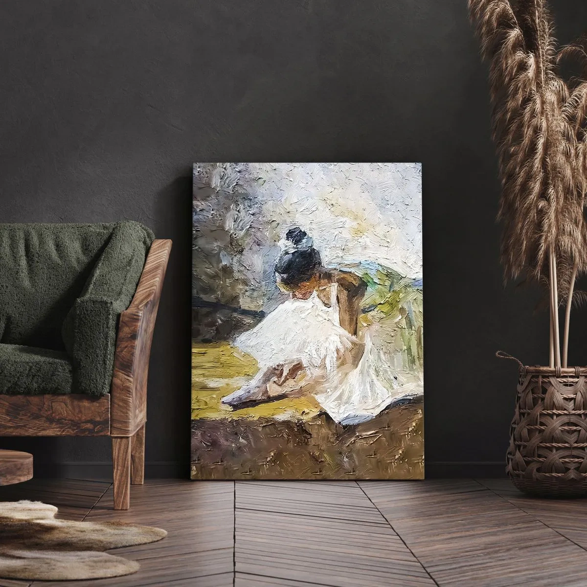 Lærredstryk - Billede på lærred - Fra et maleri af Degas - 50x70 cm