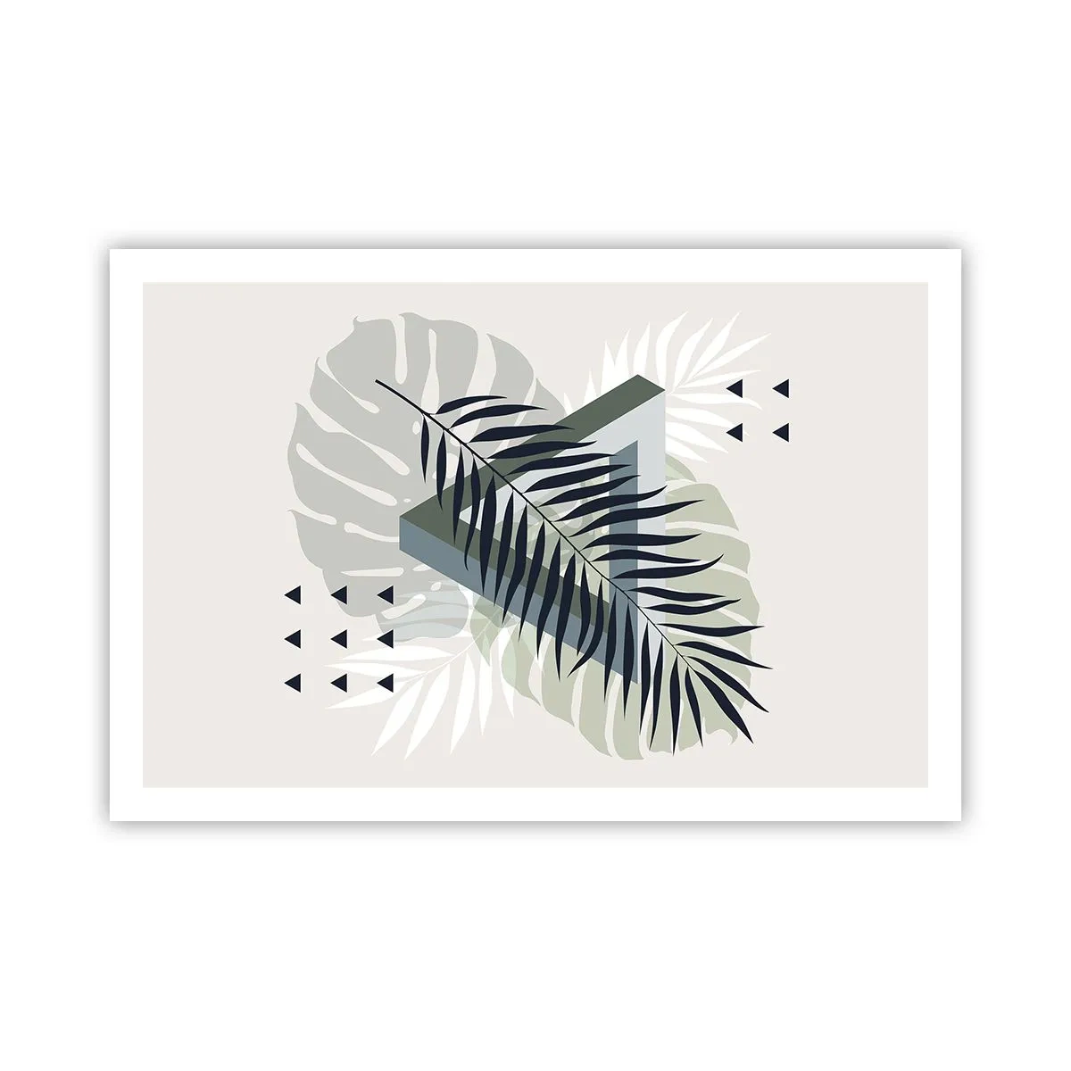 Plakat - Natur og geometri - to ordener? - 91x61 cm