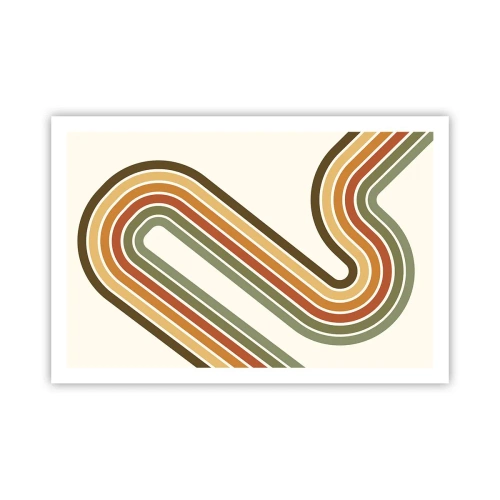 Plakat - Zigzag til destinationen - 91x61 cm