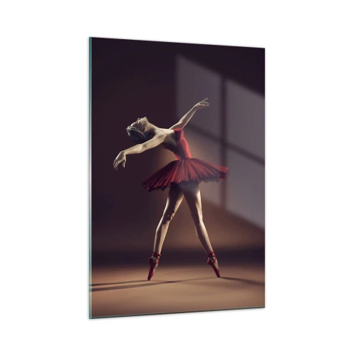 Billede på glas - Prima ballerina - 50x70 cm