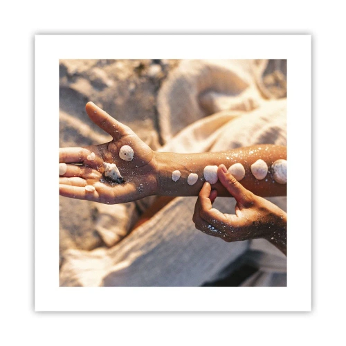 Plakat - Skønhed inden for rækkevidde - 40x40 cm