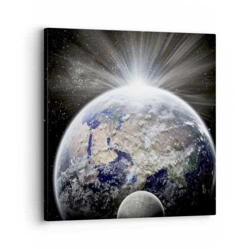 Lærredstryk - Billede på lærred - I fuldt blus - 30x30 cm