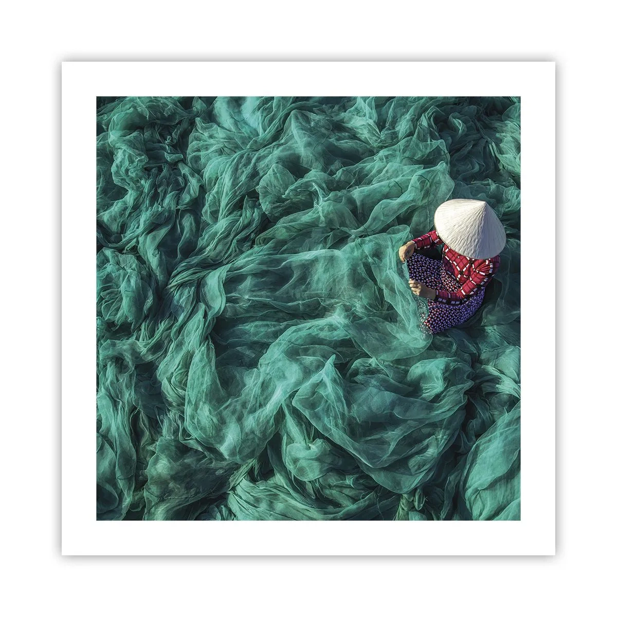 Plakat - I et hav af lys - 50x50 cm