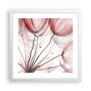 Plakat i hvid ramme - Før afgang - 40x40 cm