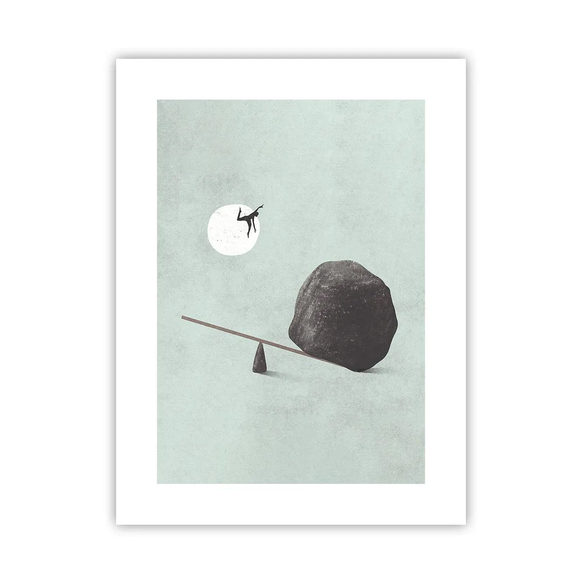Plakat - En drøm går i opfyldelse - 30x40 cm