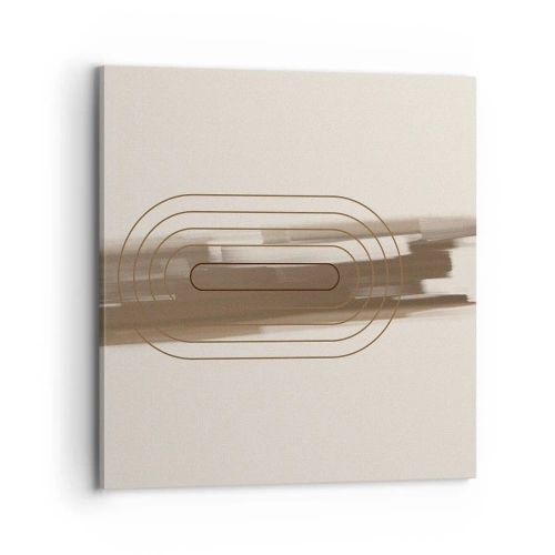 Lærredstryk - Billede på lærred - Et pust af gråvejr - 70x70 cm