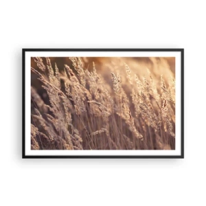 Plakat i sort ramme - Klar til at byde efteråret velkommen - 91x61 cm