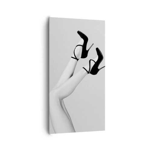 Lærredstryk - Billede på lærred - På hovedet - 65x120 cm