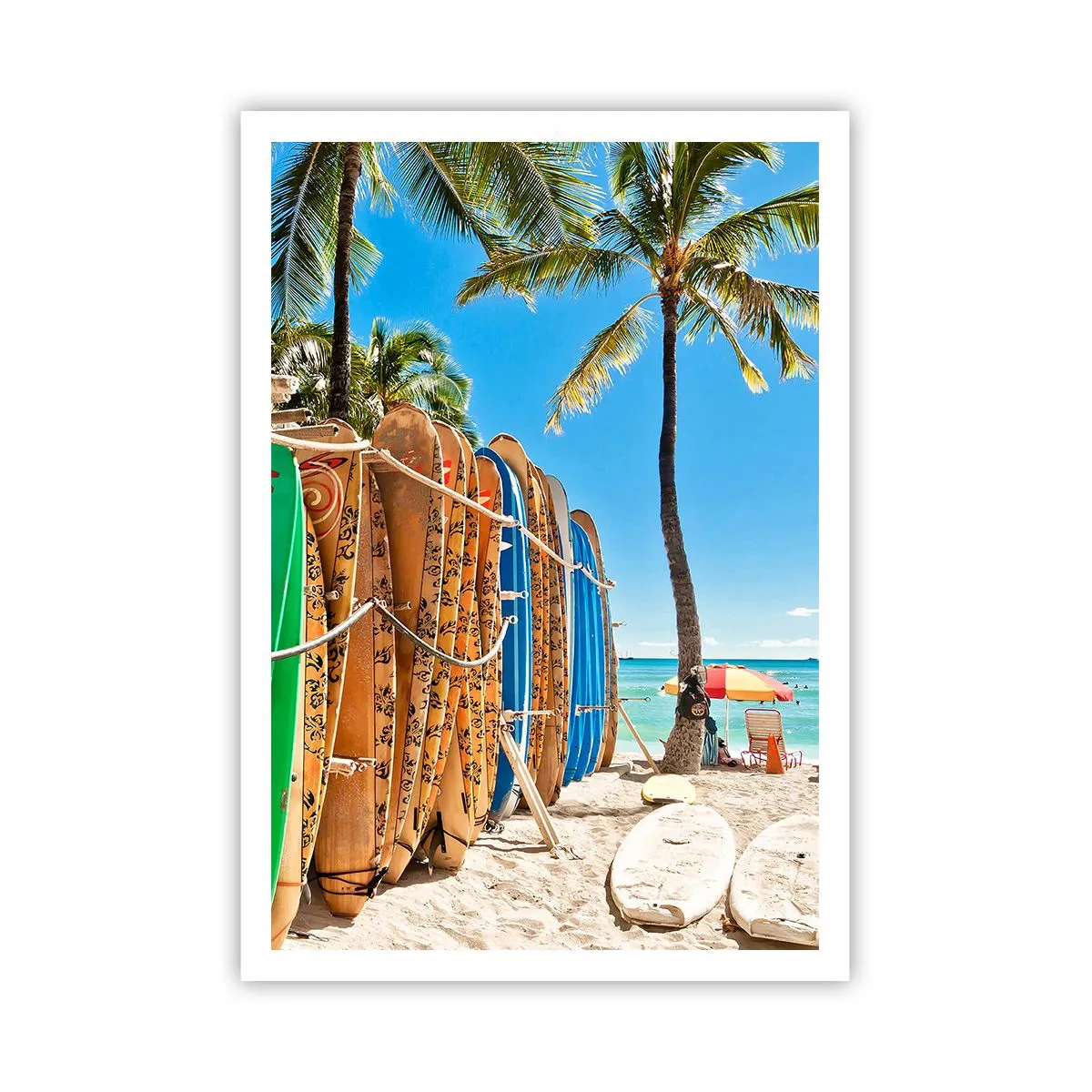 Plakat - Solrig sjov - 70x100 cm