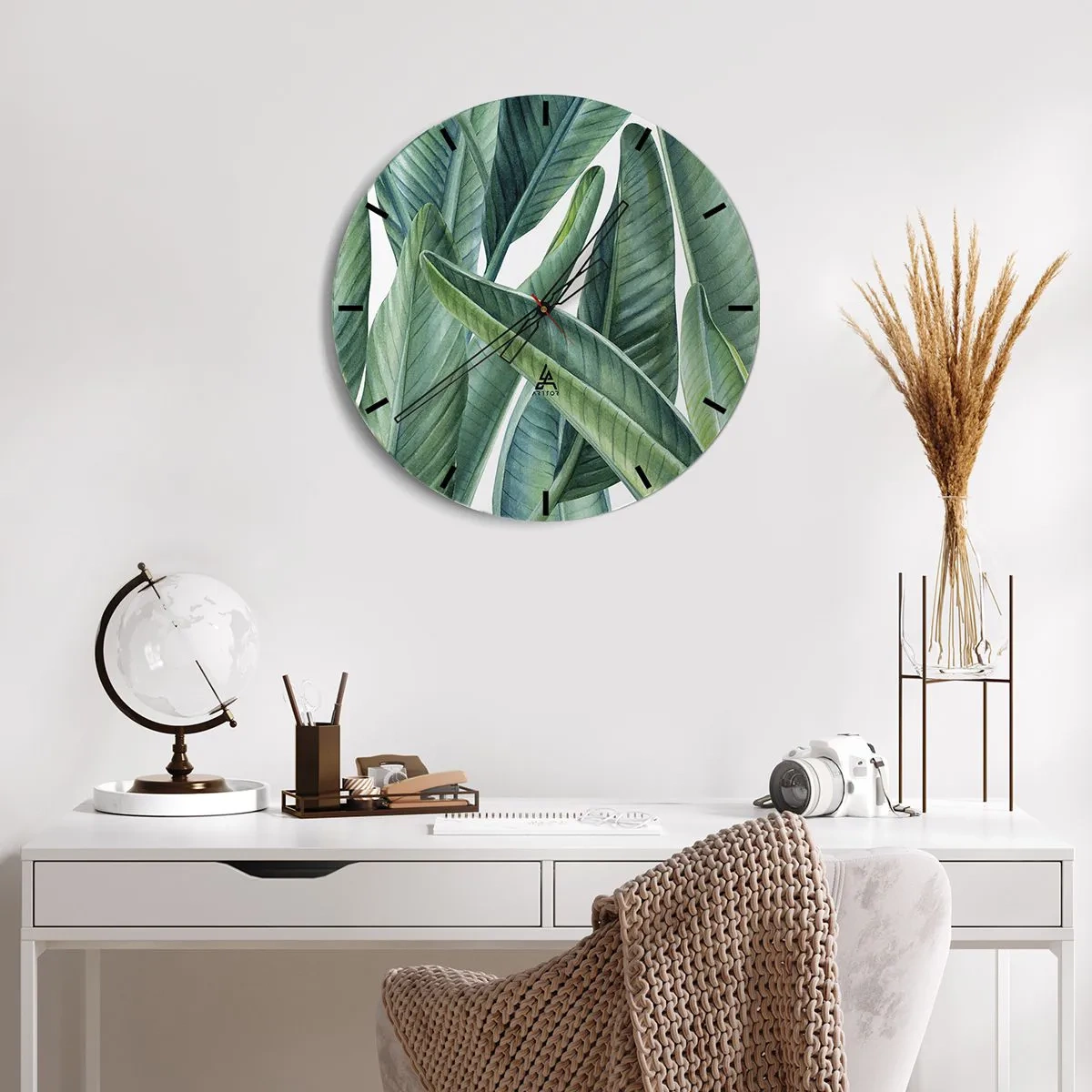 Vægur, Uret - Det grønne i sig selv - 30x30 cm